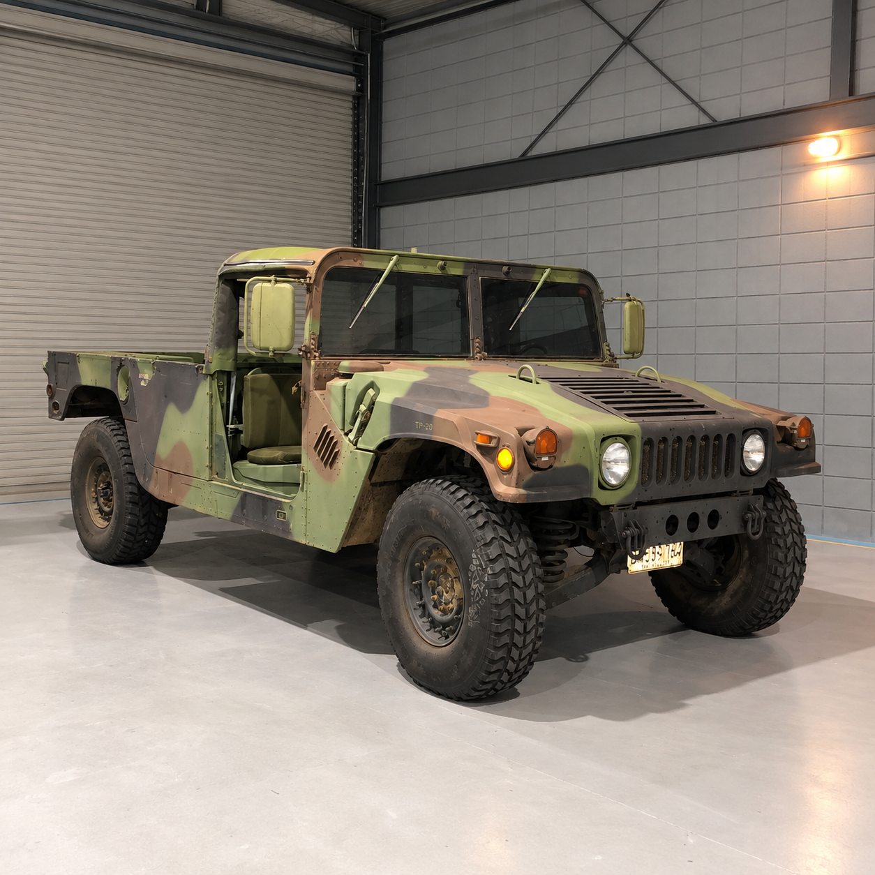 Vehículo Hummer atendido en el taller